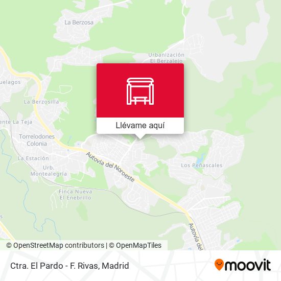 Mapa Ctra. El Pardo - F. Rivas