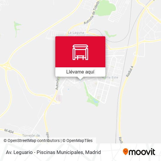 Mapa Av. Leguario - Piscinas Municipales