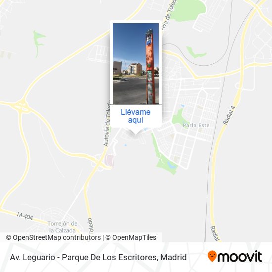 Mapa Av. Leguario - Parque De Los Escritores