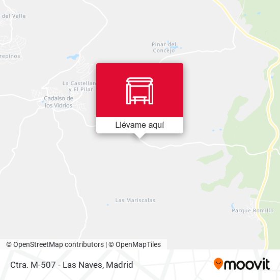 Mapa Ctra. M-507 - Las Naves