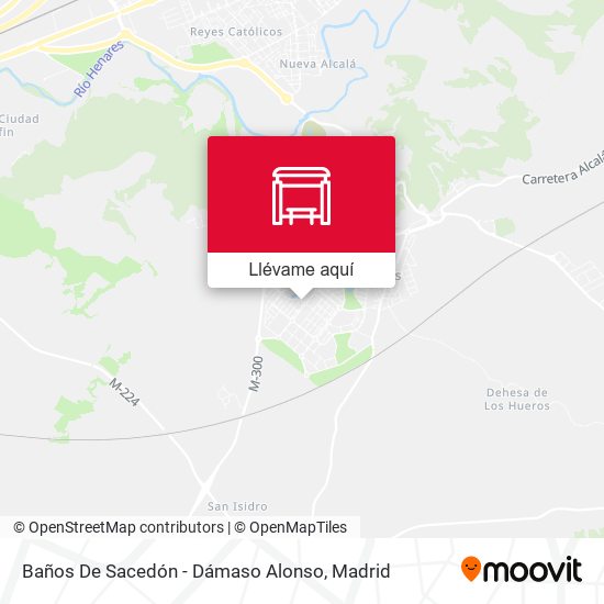 Mapa Baños De Sacedón - Dámaso Alonso