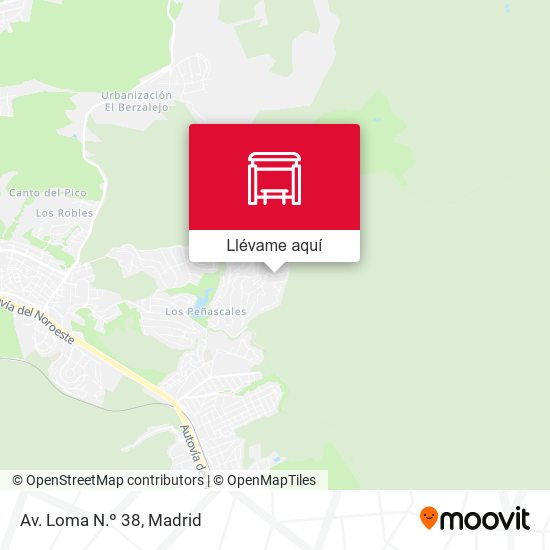 Mapa Av. Loma N.º 38