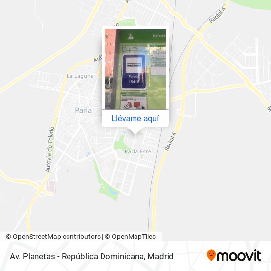 Mapa Av. Planetas - República Dominicana