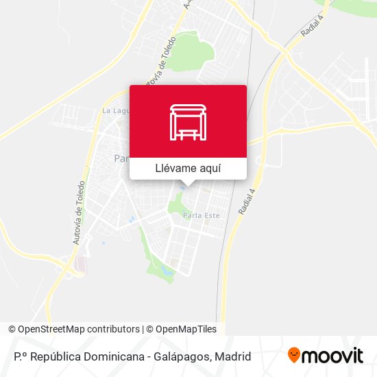 Mapa P.º República Dominicana - Galápagos