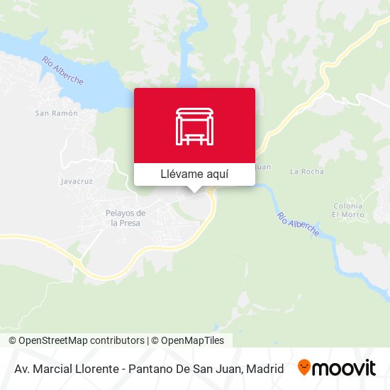 Mapa Av. Marcial Llorente - Pantano De San Juan