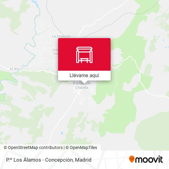 Mapa P.º Los Álamos - Concepción