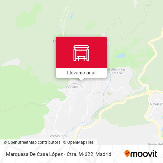 Mapa Marquesa De Casa López - Ctra. M-622