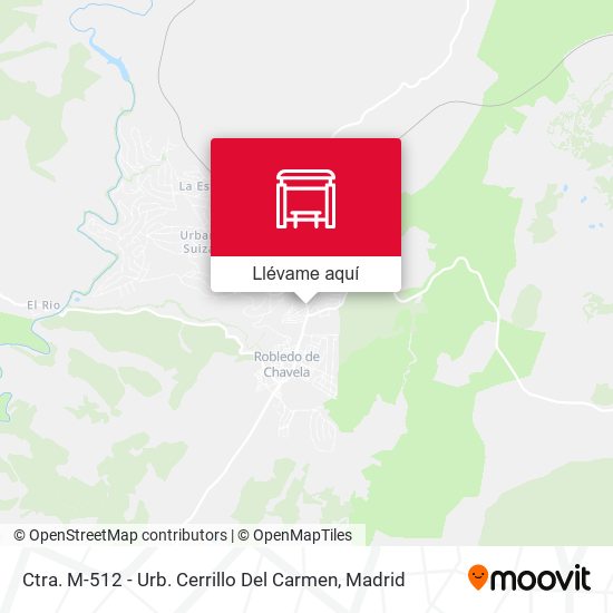 Mapa Ctra. M-512 - Urb. Cerrillo Del Carmen