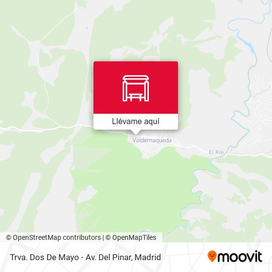 Mapa Trva. Dos De Mayo - Av. Del Pinar