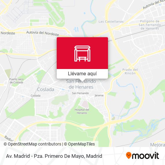 Mapa Av. Madrid - Pza. Primero De Mayo