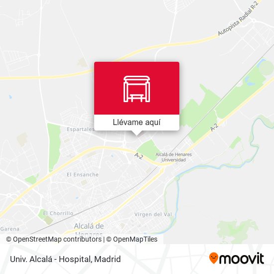 Mapa Univ. Alcalá - Hospital