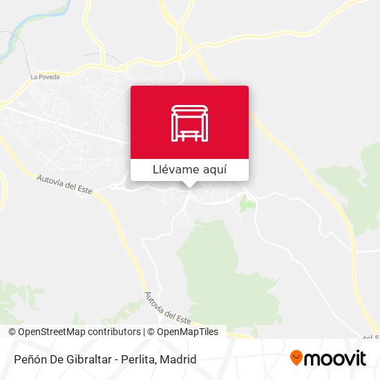 Mapa Peñón De Gibraltar - Perlita