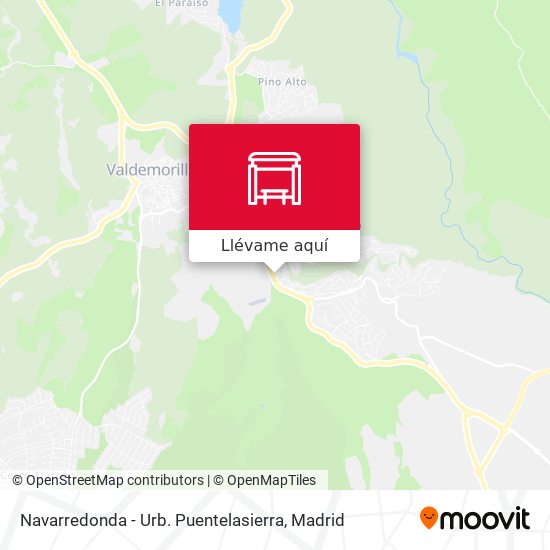 Mapa Navarredonda - Urb. Puentelasierra