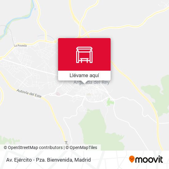 Mapa Av. Ejército - Pza. Bienvenida