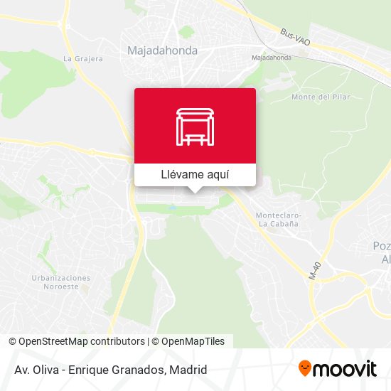 Mapa Av. Oliva - Enrique Granados