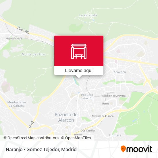 Mapa Naranjo - Gómez Tejedor