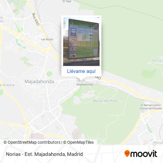 Mapa Norias - Est. Majadahonda