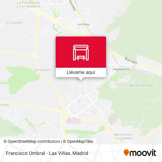Mapa Francisco Umbral - Las Viñas