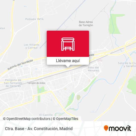 Mapa Ctra. Base - Av. Constitución