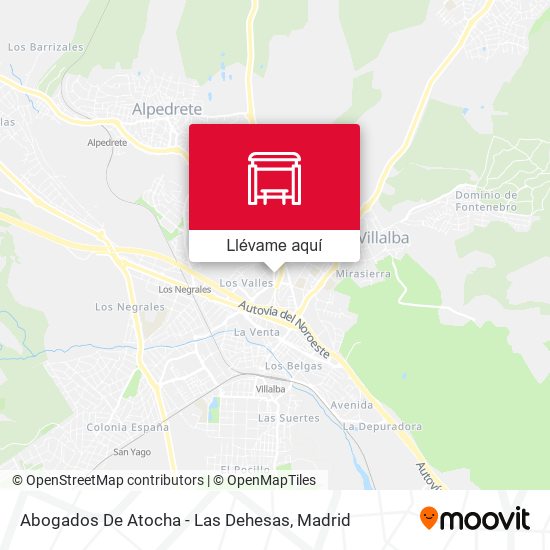 Mapa Abogados De Atocha - Las Dehesas