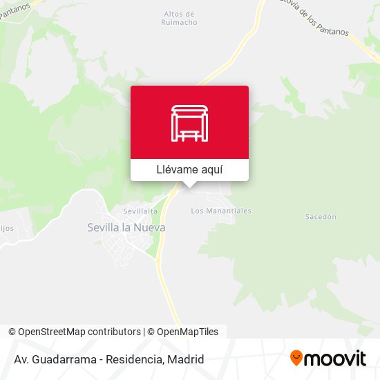 Mapa Av. Guadarrama - Residencia