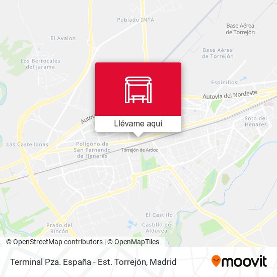Mapa Terminal Pza. España - Est. Torrejón