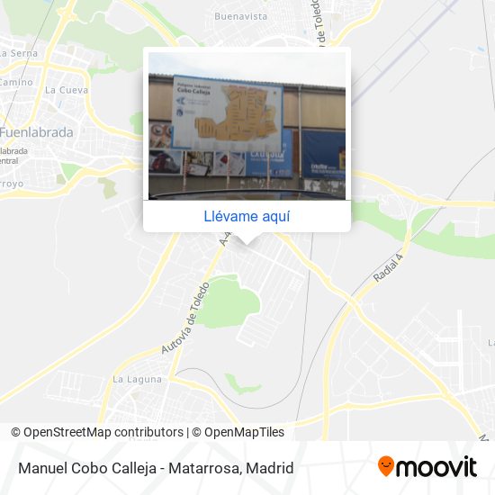 Mapa Manuel Cobo Calleja - Matarrosa