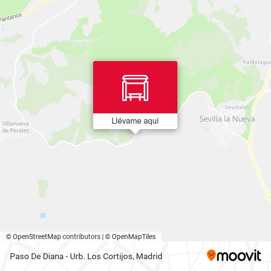 Mapa Paso De Diana - Urb. Los Cortijos