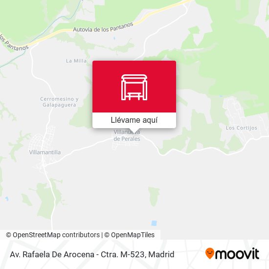 Mapa Av. Rafaela De Arocena - Ctra. M-523