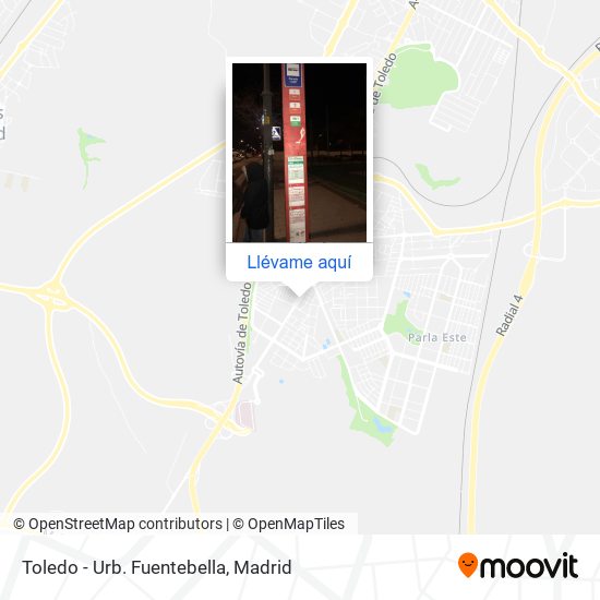 Mapa Toledo - Urb. Fuentebella