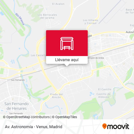 Mapa Av. Astronomía - Venus