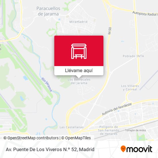 Mapa Av. Puente De Los Viveros N.º 52