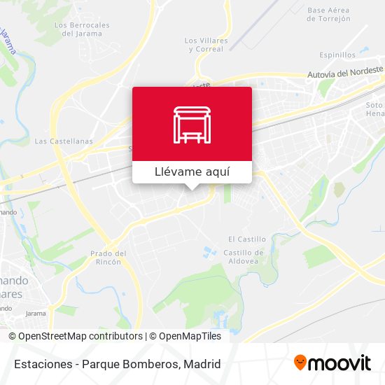 Mapa Estaciones - Parque Bomberos