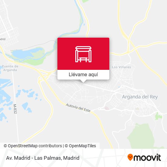 Mapa Av. Madrid - Las Palmas