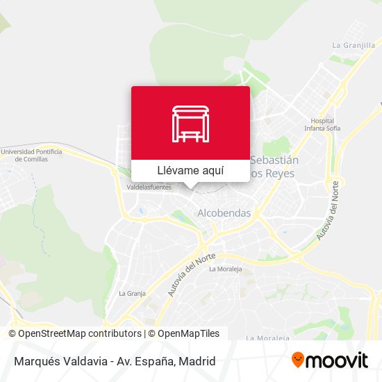 Mapa Marqués Valdavia - Av. España