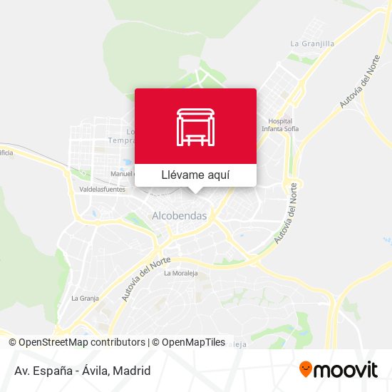 Mapa Av. España - Ávila