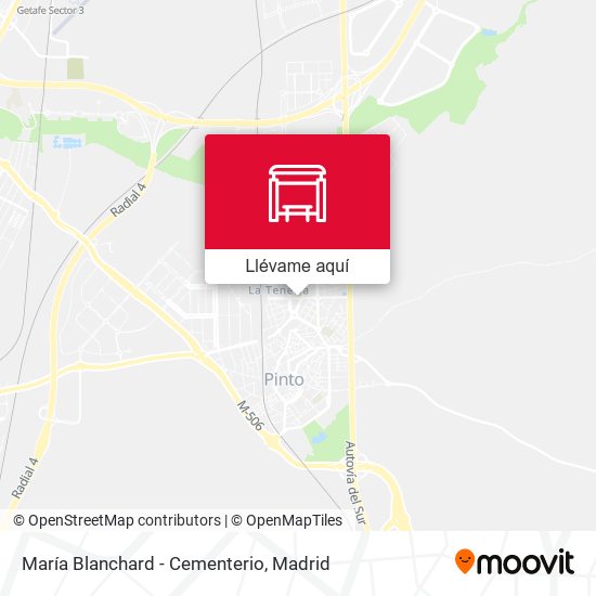 Mapa María Blanchard - Cementerio