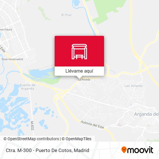 Mapa Ctra. M-300 - Puerto De Cotos