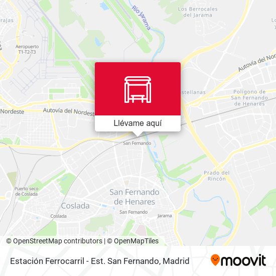 Mapa Estación Ferrocarril - Est. San Fernando