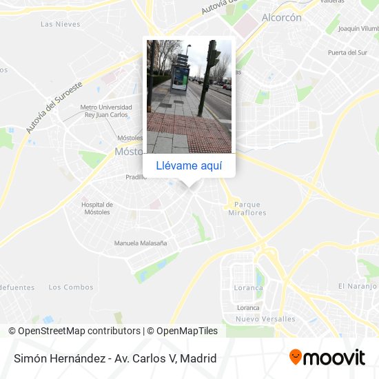 Mapa Simón Hernández - Av. Carlos V