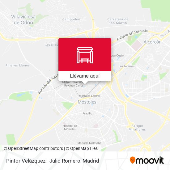 Mapa Pintor Velázquez - Julio Romero