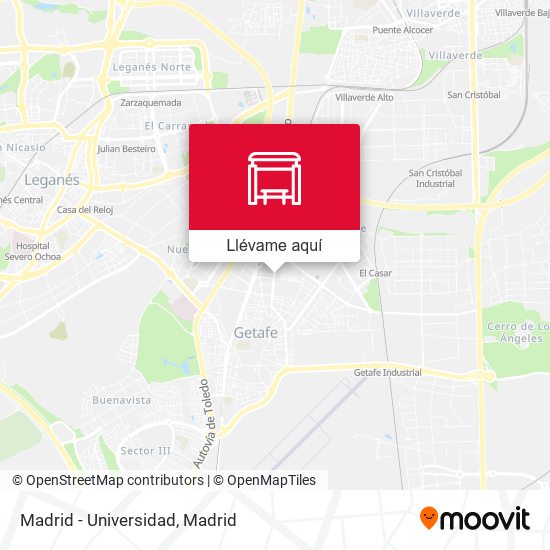 Mapa Madrid - Universidad