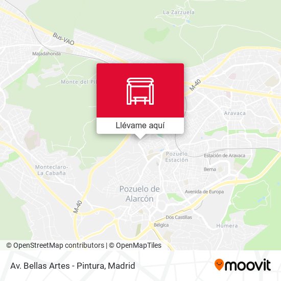 Mapa Av. Bellas Artes - Pintura