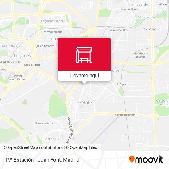 Mapa P.º Estación - Joan Font