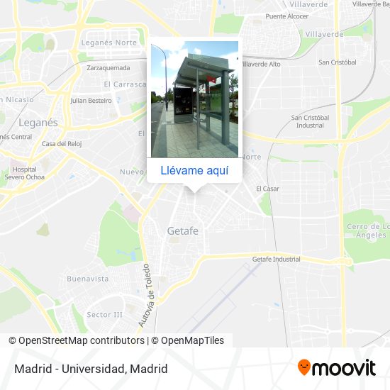 Mapa Madrid - Universidad