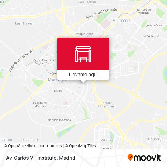 Mapa Av. Carlos V - Instituto