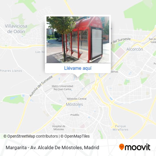 Mapa Margarita - Av. Alcalde De Móstoles