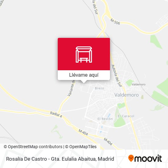 Mapa Rosalía De Castro - Gta. Eulalia Abaitua