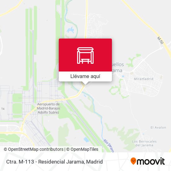 Mapa Ctra. M-113 - Residencial Jarama