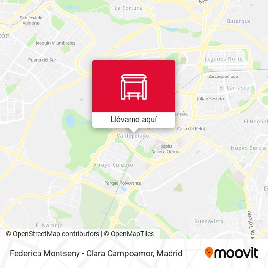 Mapa Federica Montseny - Clara Campoamor
